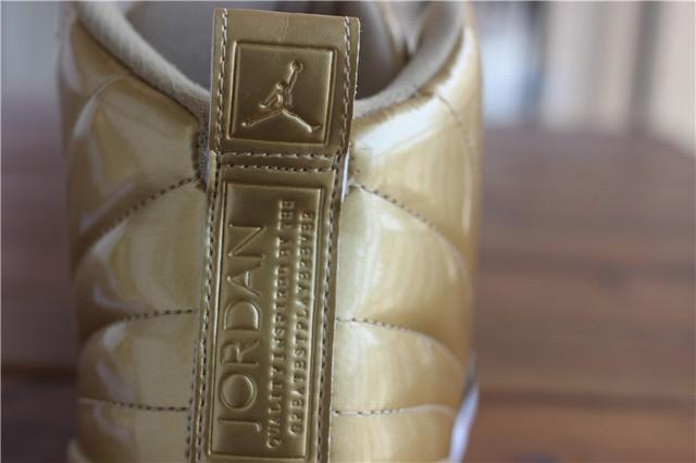 Authentic Air Jordan 12 Gold Pinnacle